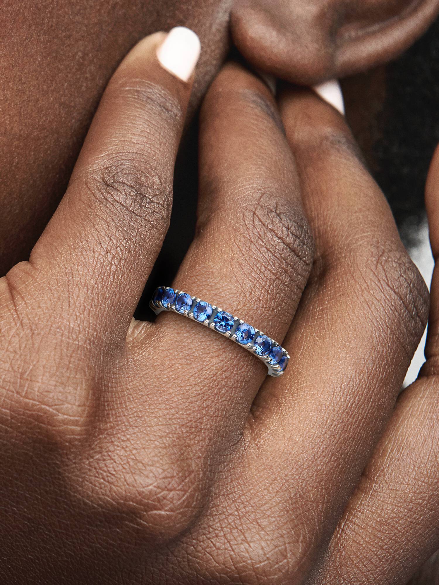 Bague Éternité Rang Scintillant