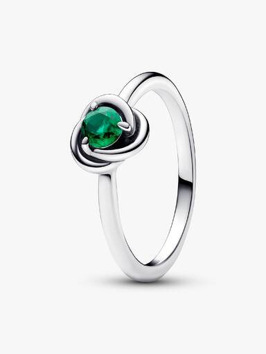 Bague Cercle Éternité Couleur de Naissance du Mois de Mai