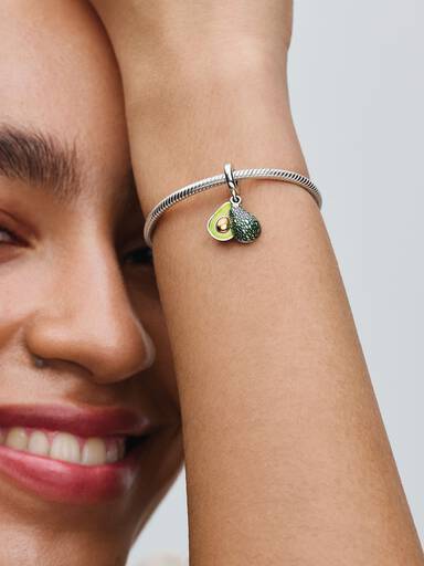 Charm Pendant Double Avocat