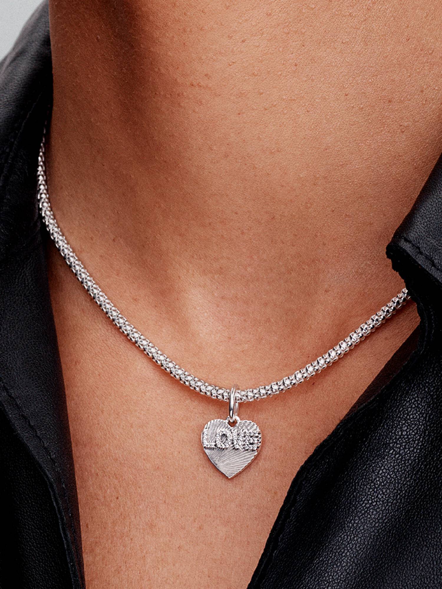 Charm Pendant Cœur d'Amour Gravable