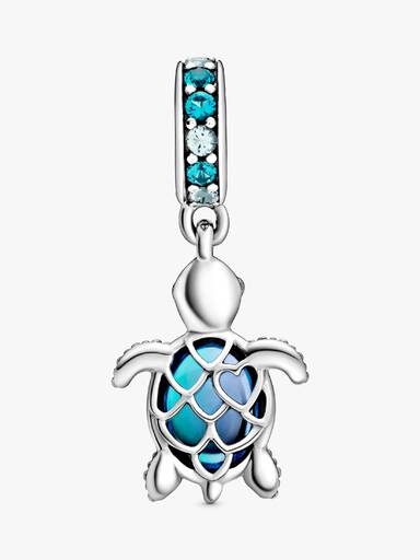 Charm Pendant Tortue de Mer en Verre de Murano