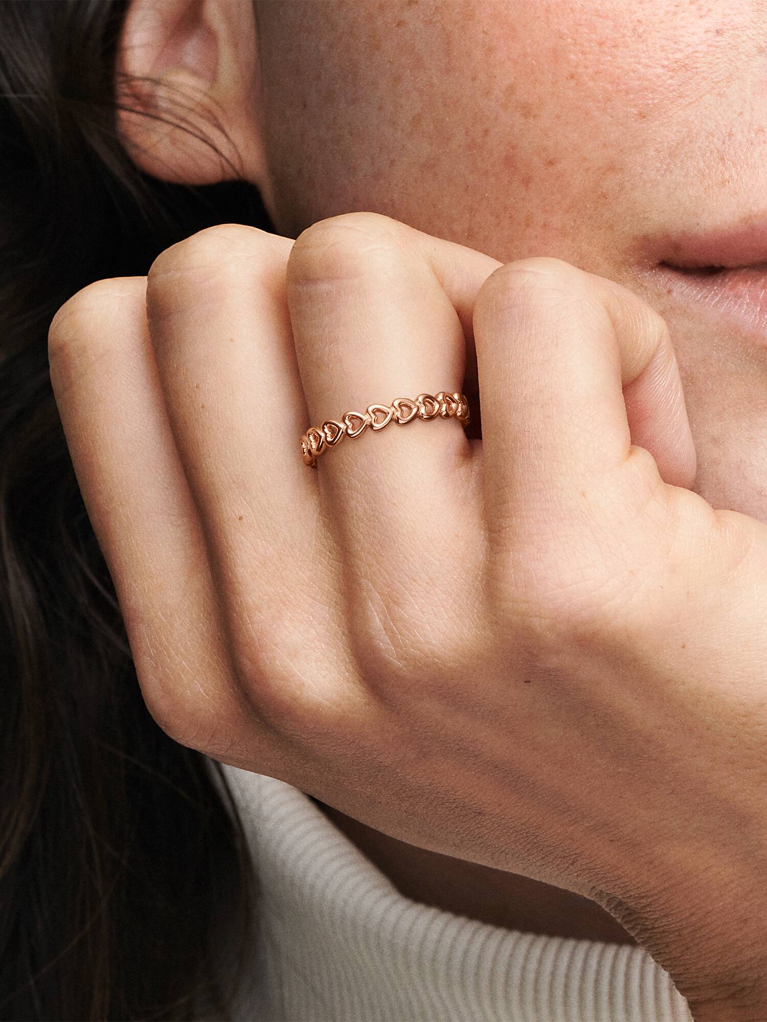 Bague Couronne de Cœurs