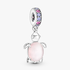Charm Pendant Tortue de Mer Rose en Verre de Murano Charm Pendant Tortue de Mer Rose en Verre de Murano