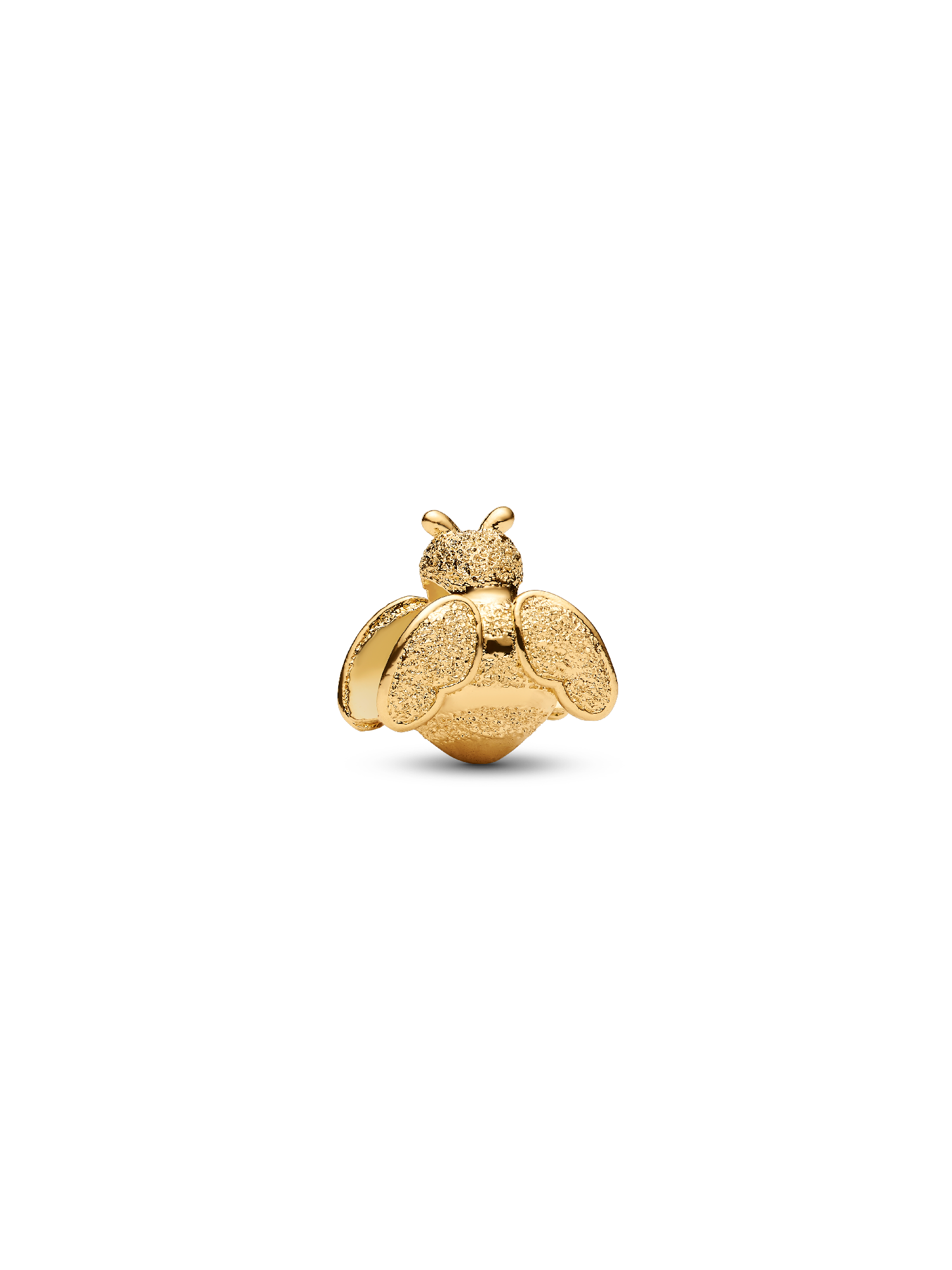 Mini Charm Abeille Texturé Doré
