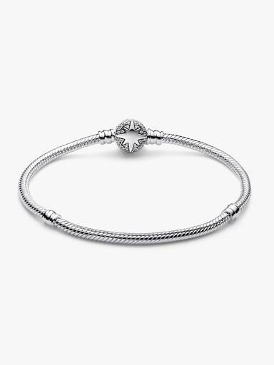 Bracelet Maille Serpent Fermoir Étoile Polaire