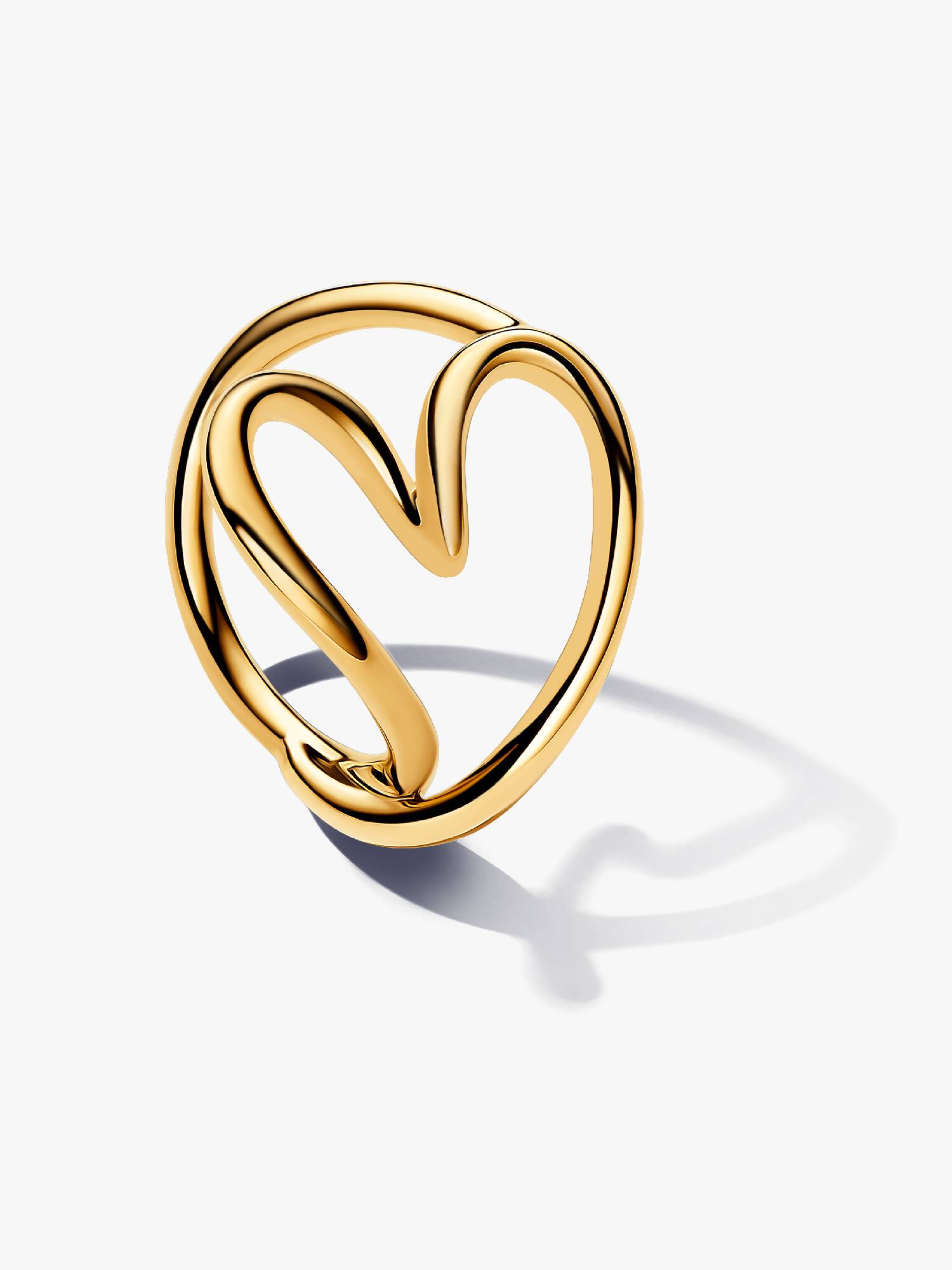 Bague Cœur de Forme Organique