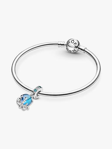 Charm Pendant Poulpe Adorable en Verre de Murano