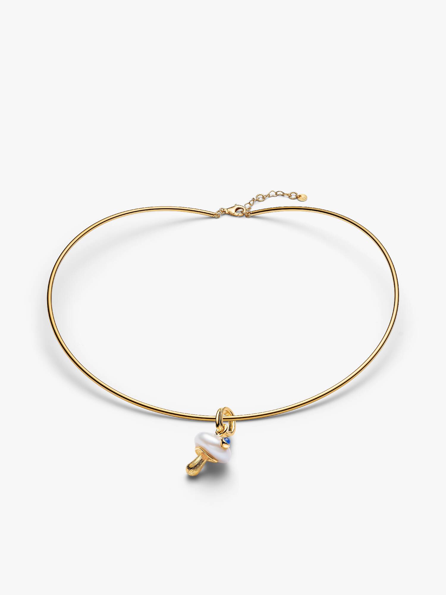 Coffret Cadeau Collier Ras-de-Cou Champignon Perle Baroque