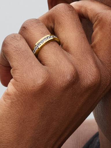 Bague Éternité Rail