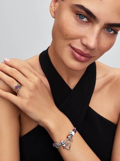 Bague Disney L’Étrange Noël de Monsieur Jack Cœur de Jack Noir