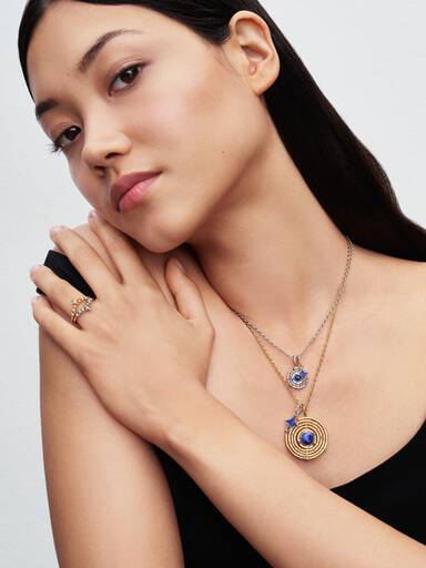 Charm Pendant Sphère Armillaire Rotative