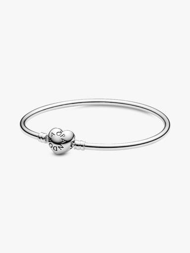 Bracelet Jonc Fermoir Cœur Logo