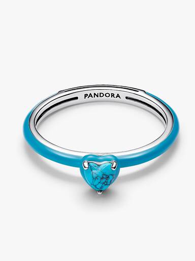 Bague Pierre Cœur Turquoise