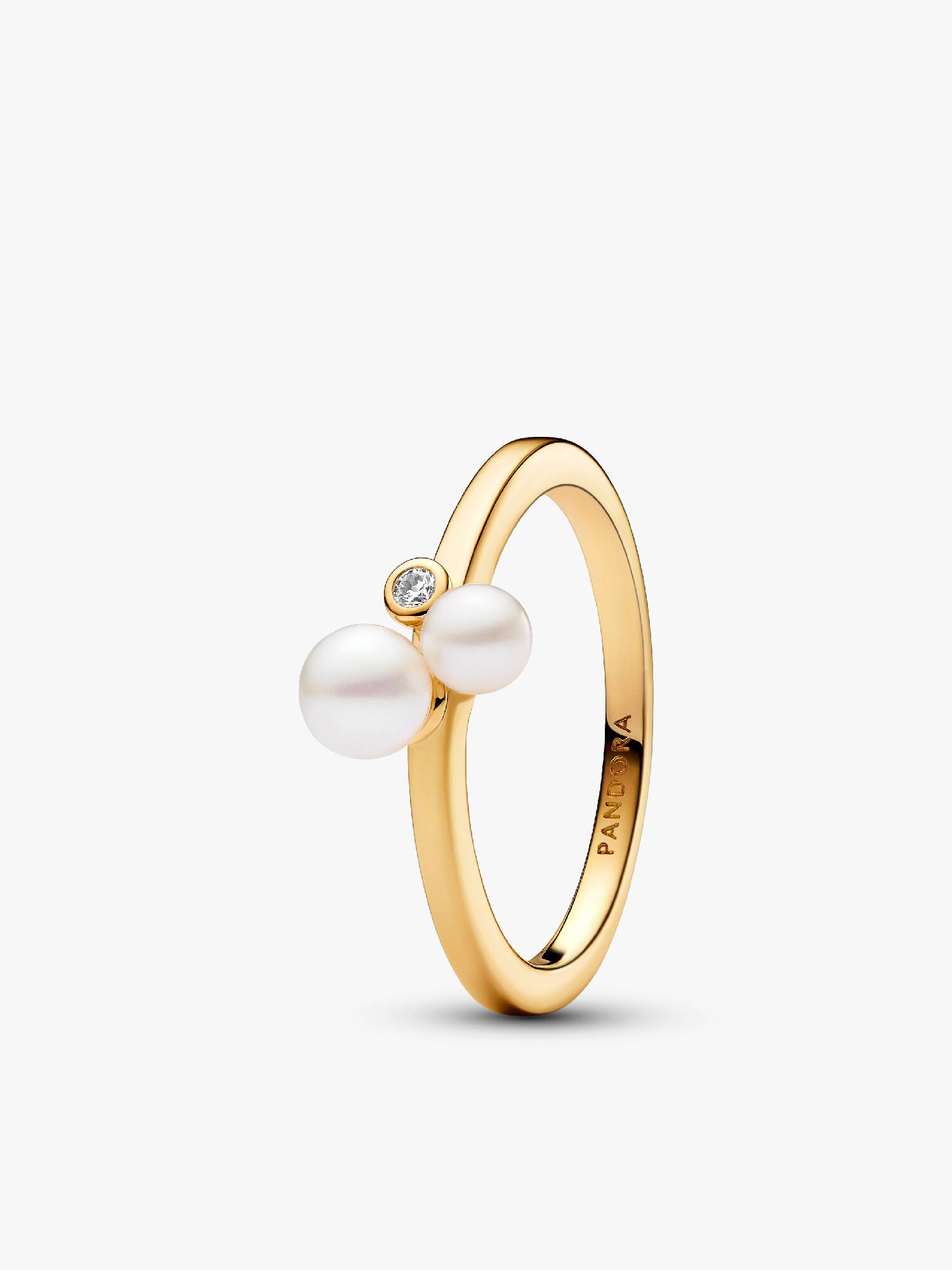Bague Perles de Culture d'Eau Douce Traitées Duo