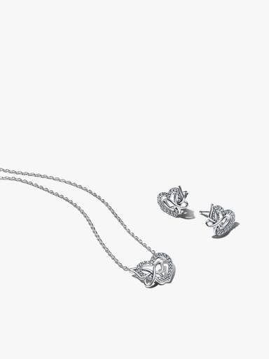 Coffret Cadeau Cœur & Papillon Entrelacés Pandora Moments