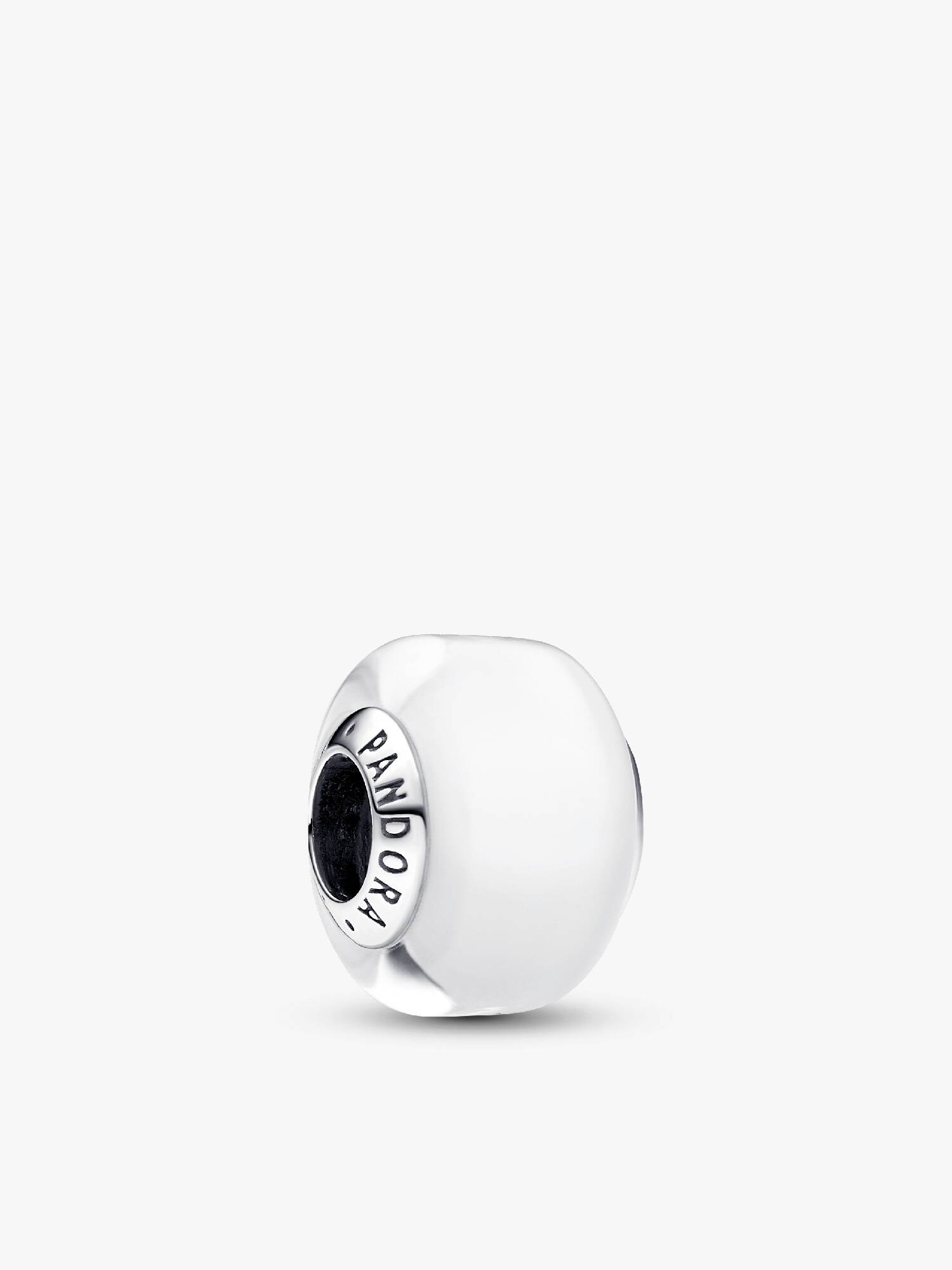 Mini Charm en Verre de Murano Blanc