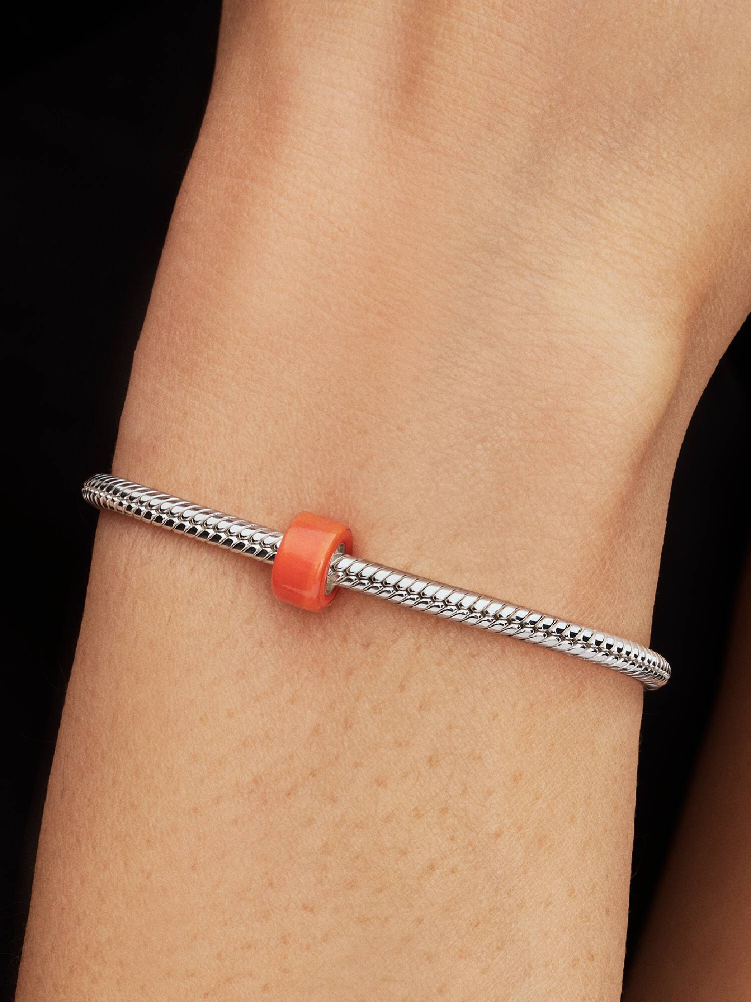 Mini Charm Murano Orange