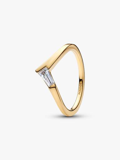 Bague Diadème et Baguette Dorée