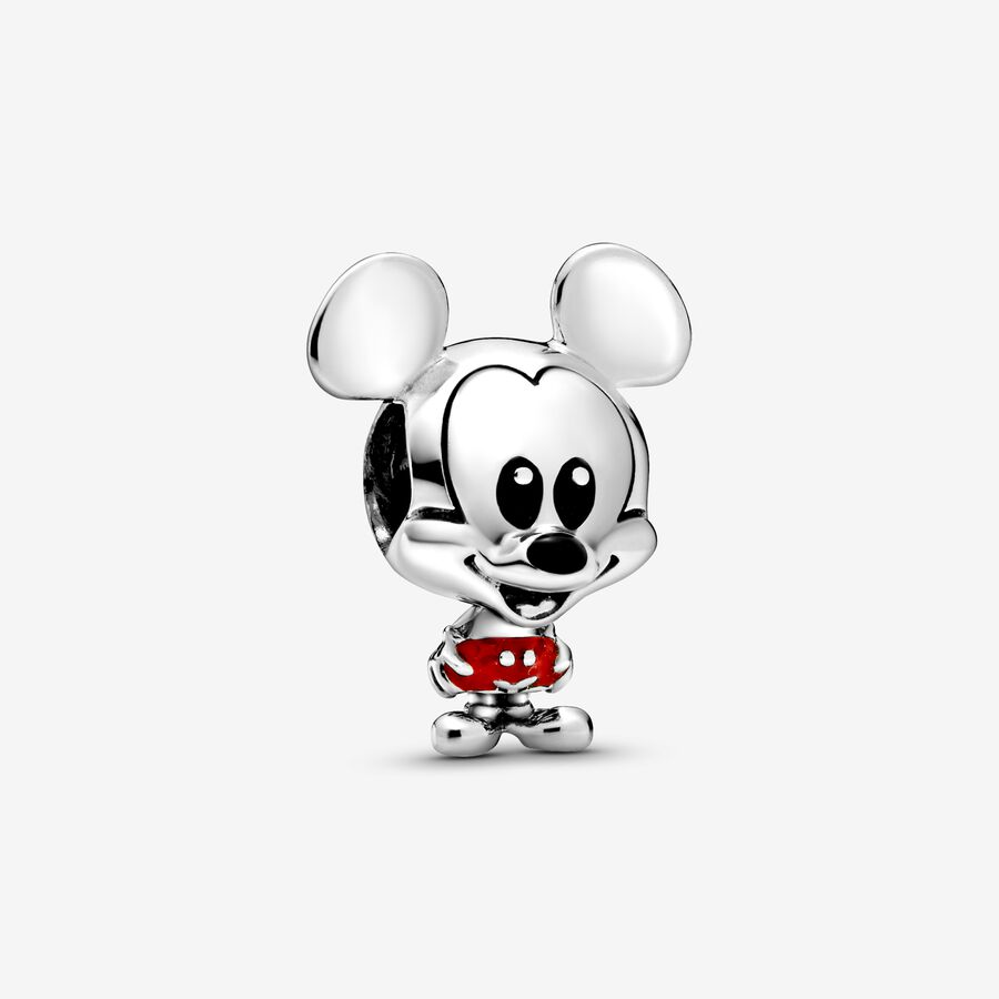 Charm Disney Mickey Pantalon Rouge image number 0