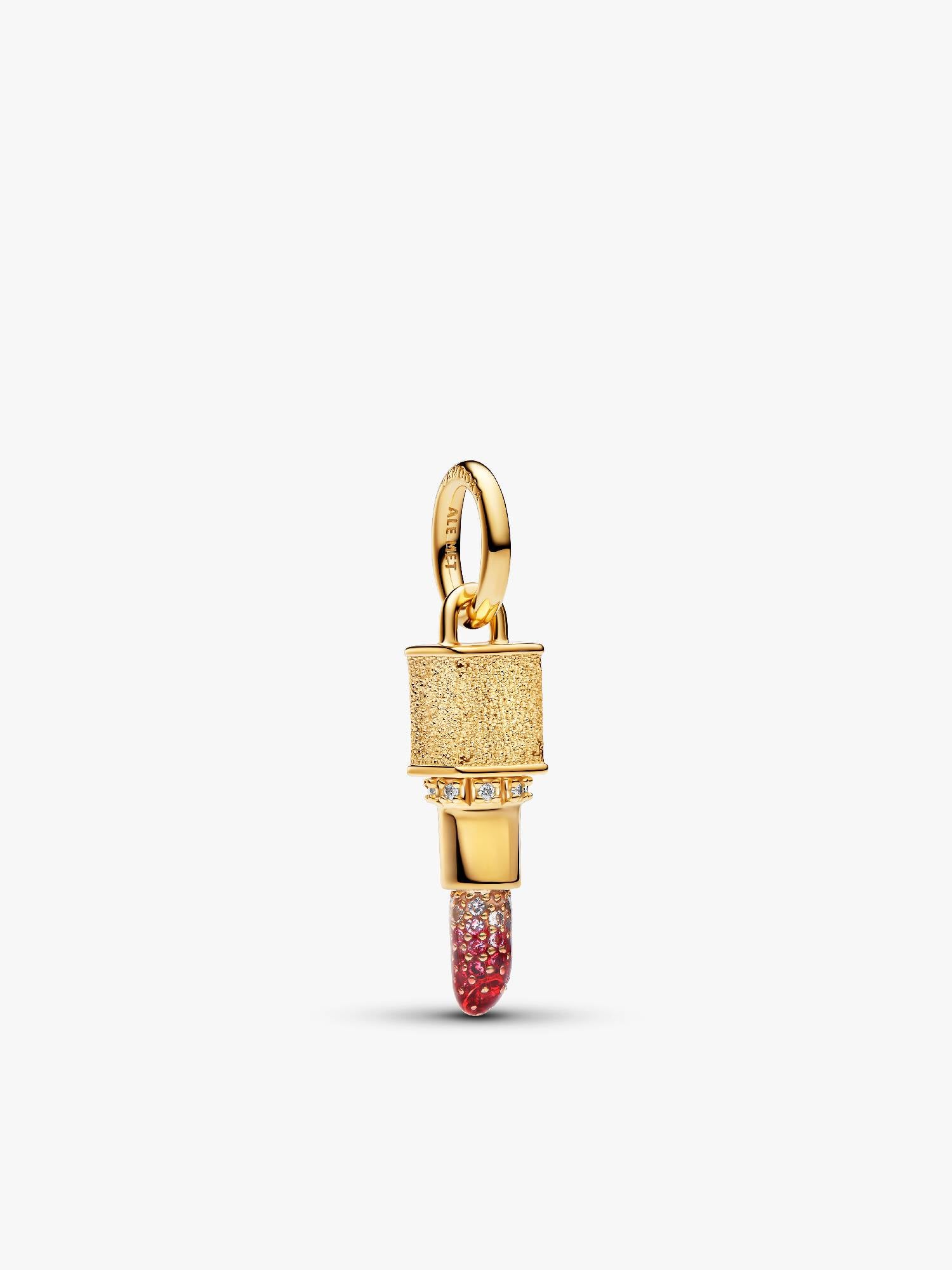 Charm Pendant Rouge à Lèvres Audacieux Doré Pat McGrath