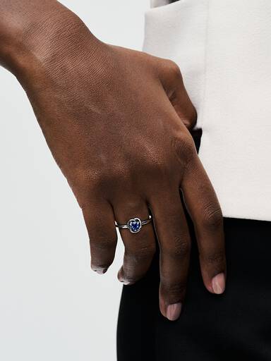 Bague Cercle Éternité Couleur de Naissance du Mois de Septembre