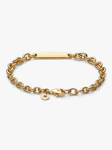 Bracelet à Maillons Barre Gravable