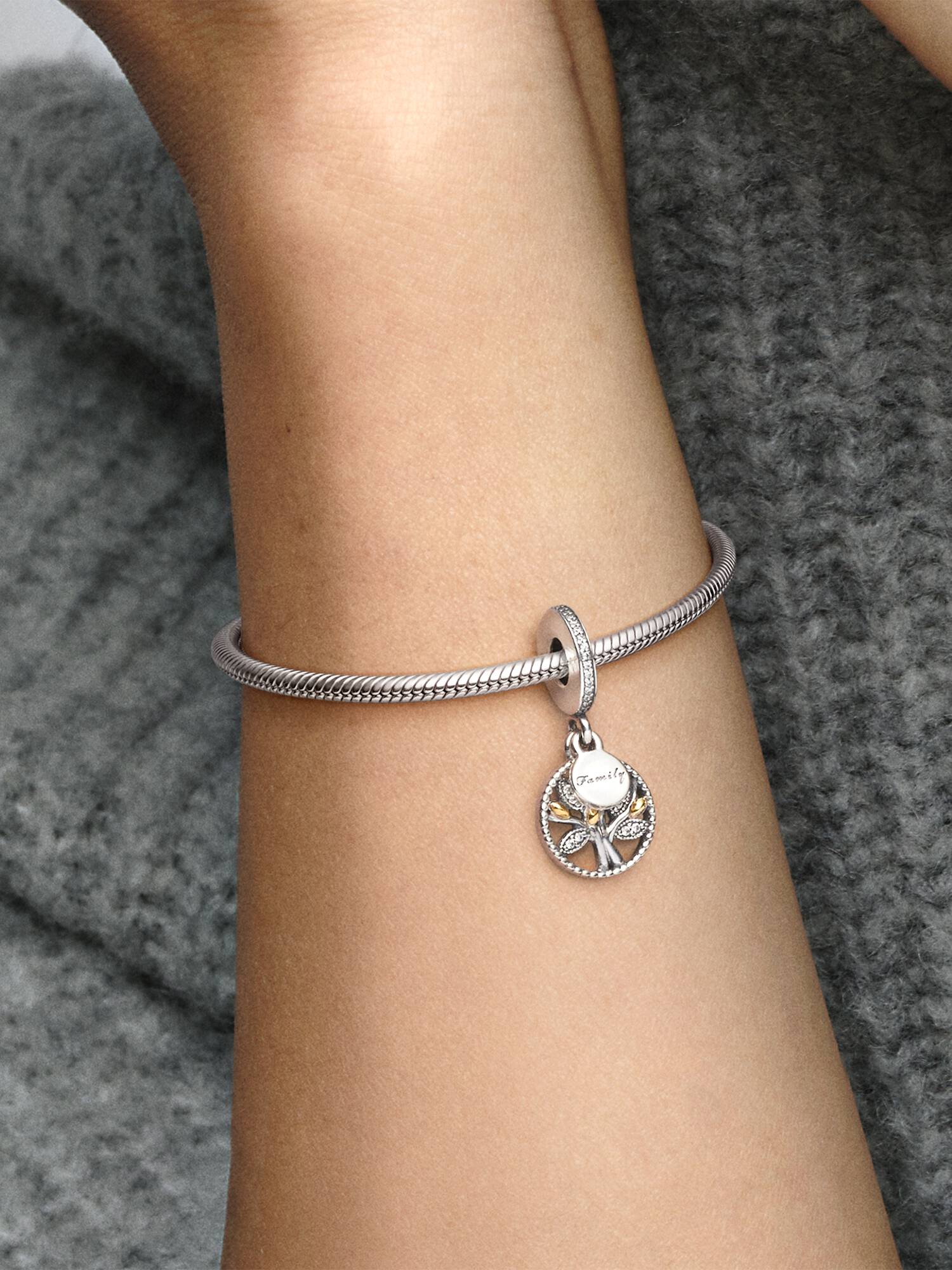 Charm pendentif arbre de vie scintillant