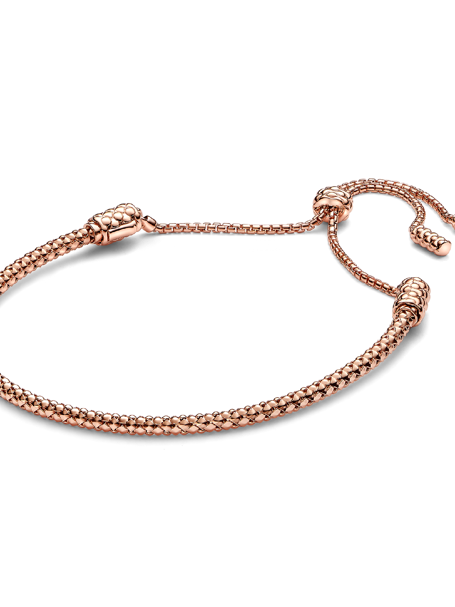 Bracelet Coulissant Chaîne Cloutée