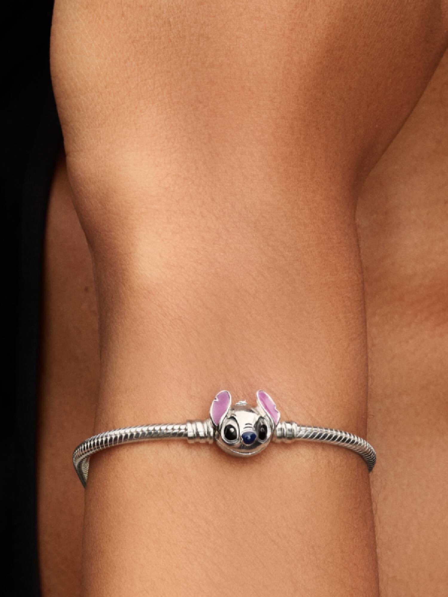 Bracelet Maille Serpent Disney Stitch