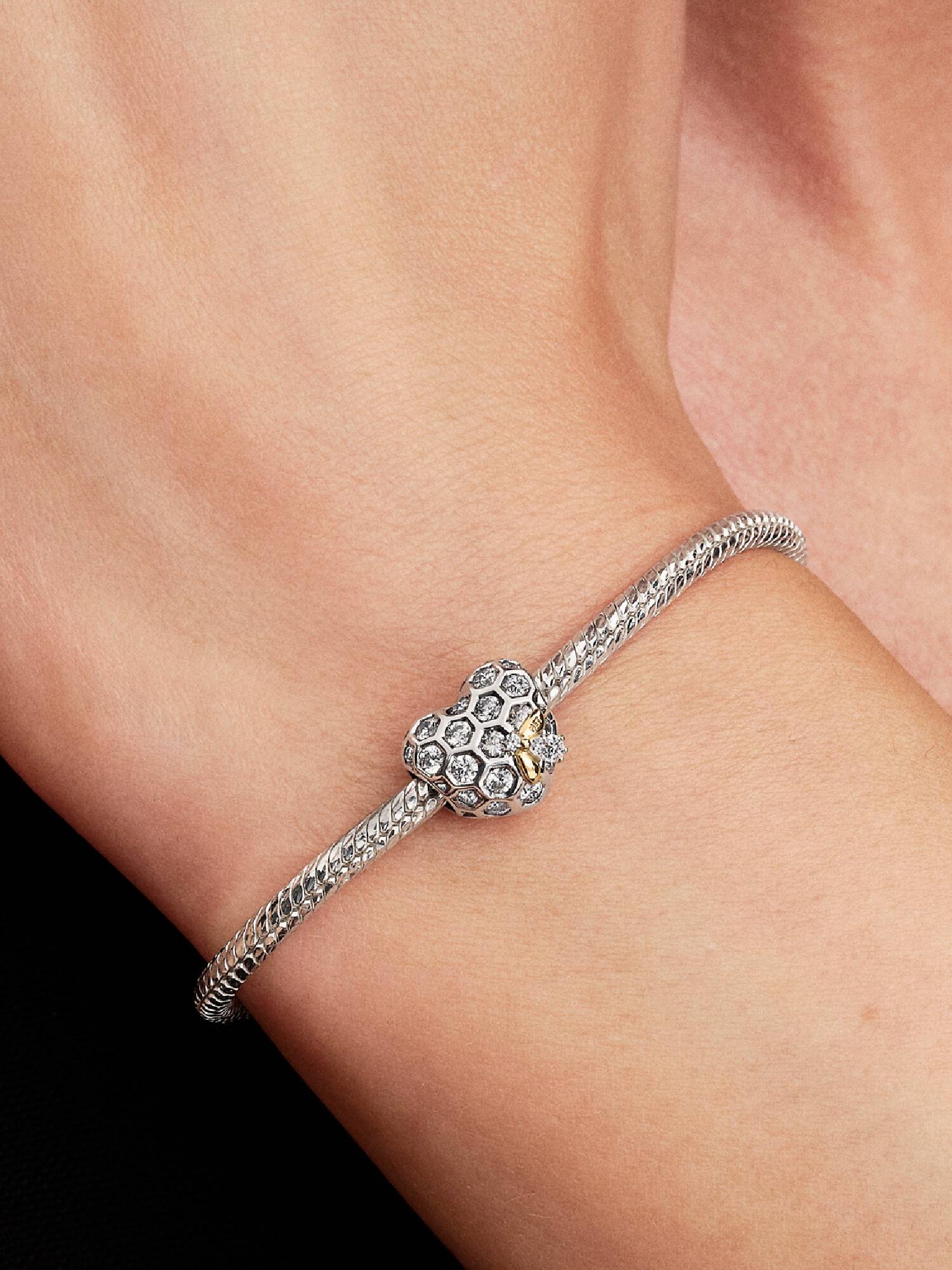 Charm Bridgerton Cœur Nid d'abeilles et Abeille