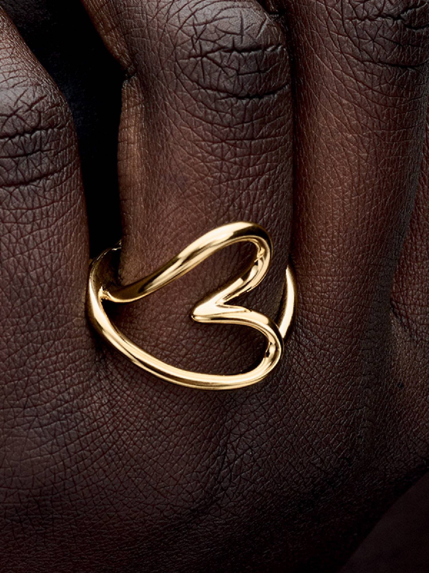 Bague Cœur de Forme Organique