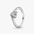 Bague Cœur Chevron Scintillante Bague Cœur Chevron Scintillante