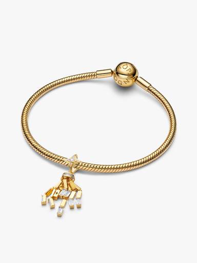 Charm Pendant Étoile Filante Doré