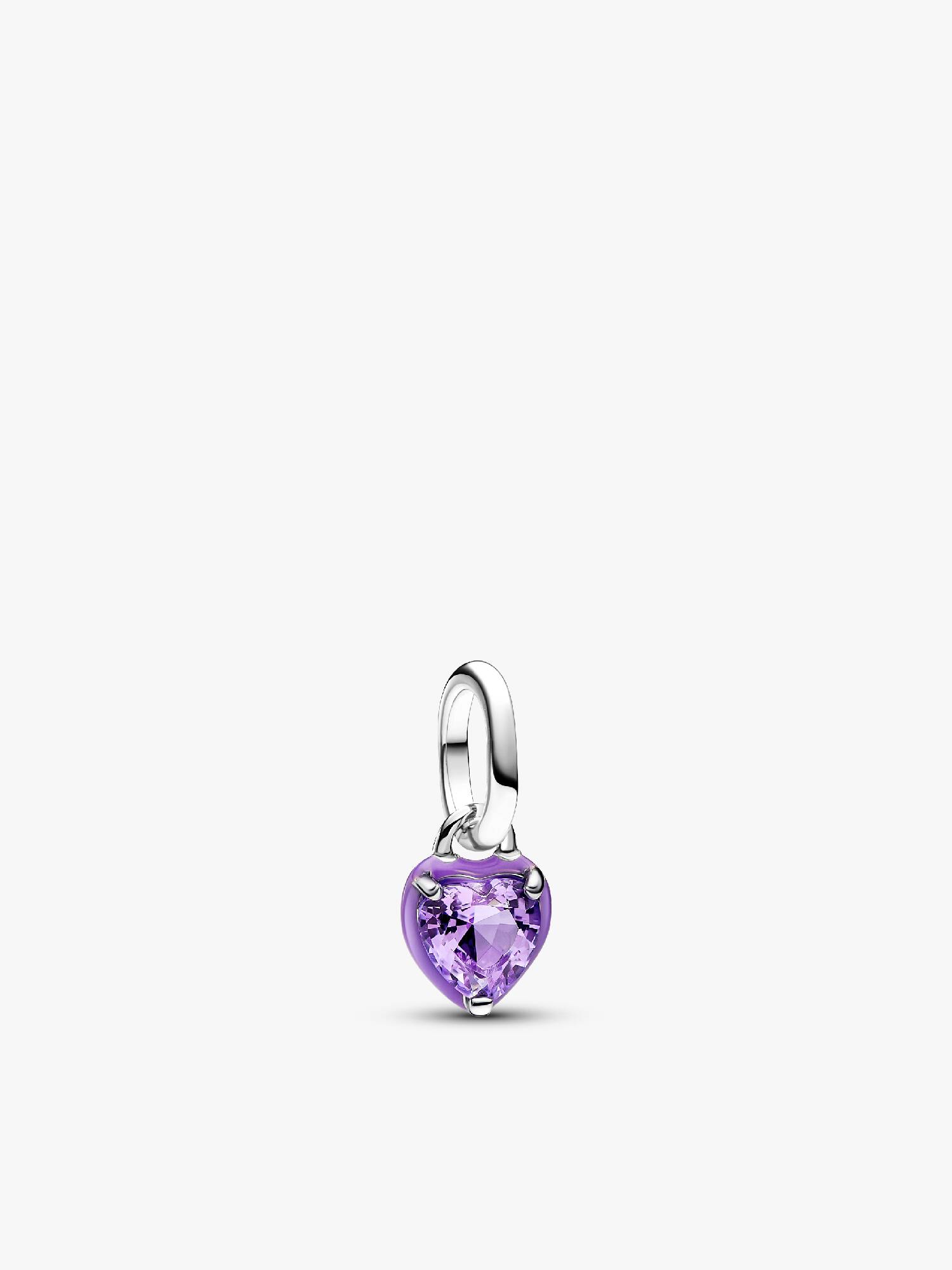 Mini Charm Pendant Cœur Chakra Violet Pandora ME