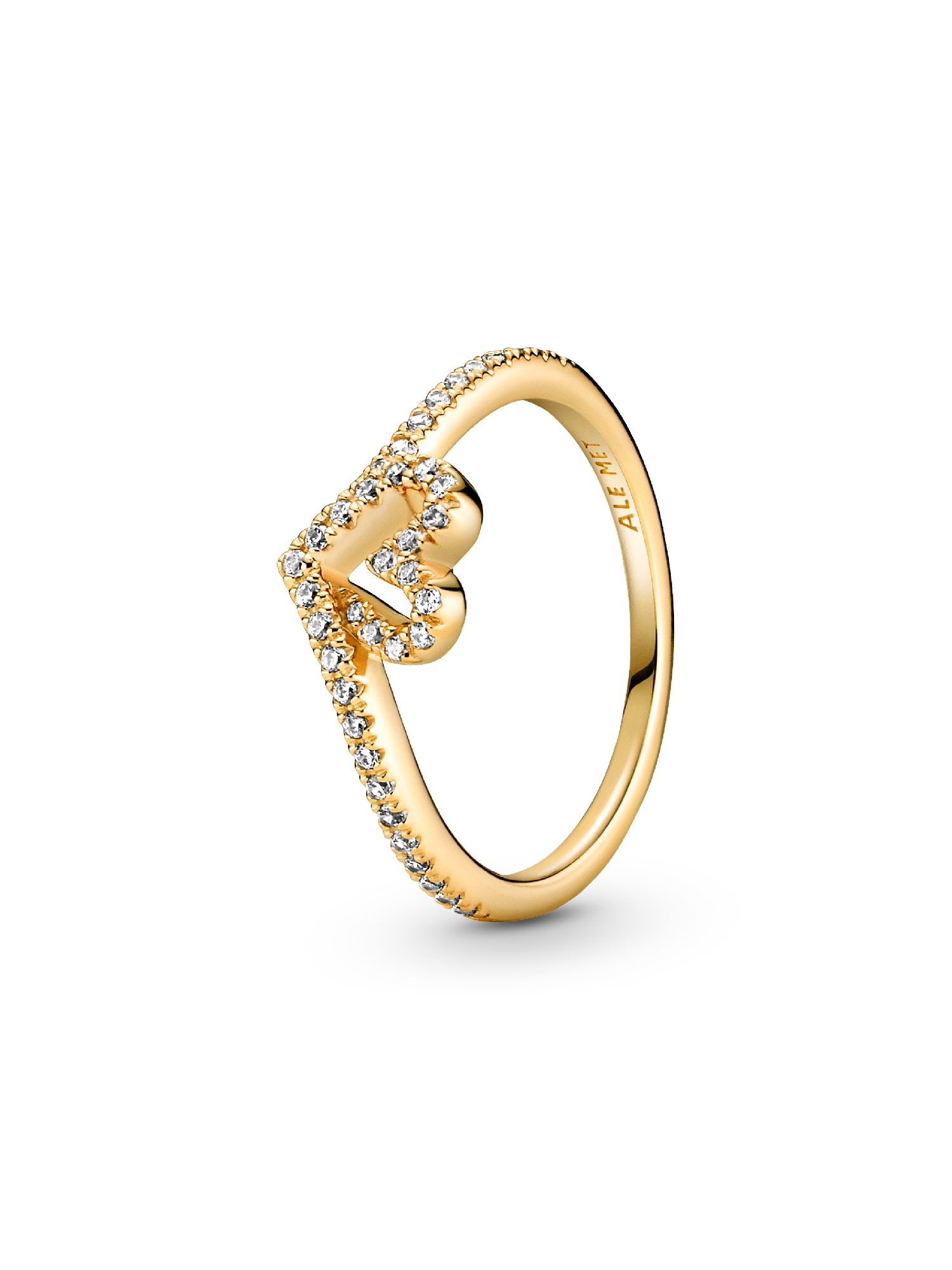 Bague Cœur Scintillant Vœu