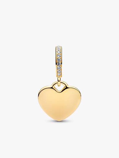 Charm Pendentif Cœur Gravé France