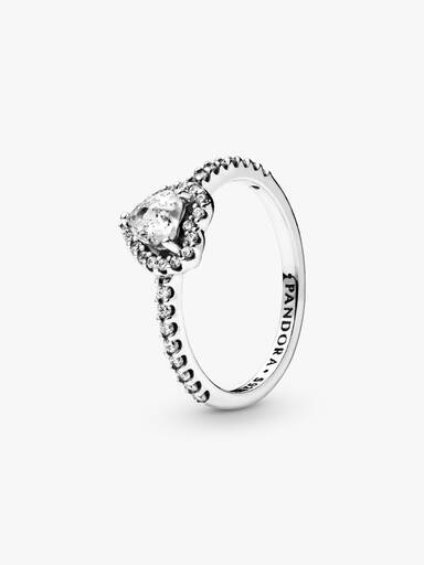 Bague Cœur Surélevé