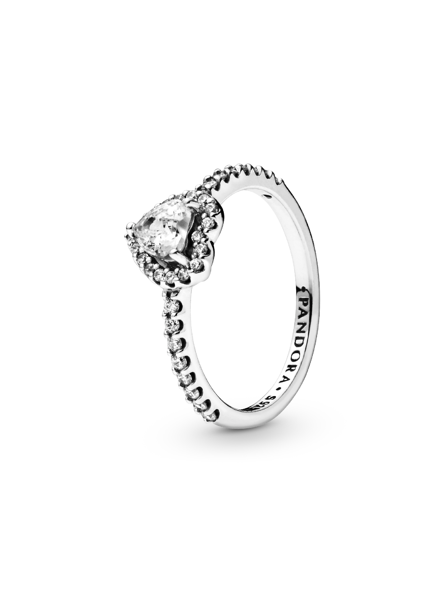 Bague Cœur Surélevé