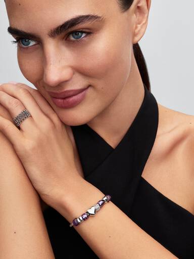 Mini Charm Patte Violette