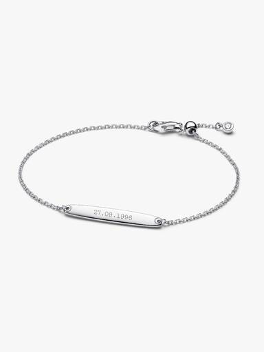 Bracelet Chaîne Barre Gravable