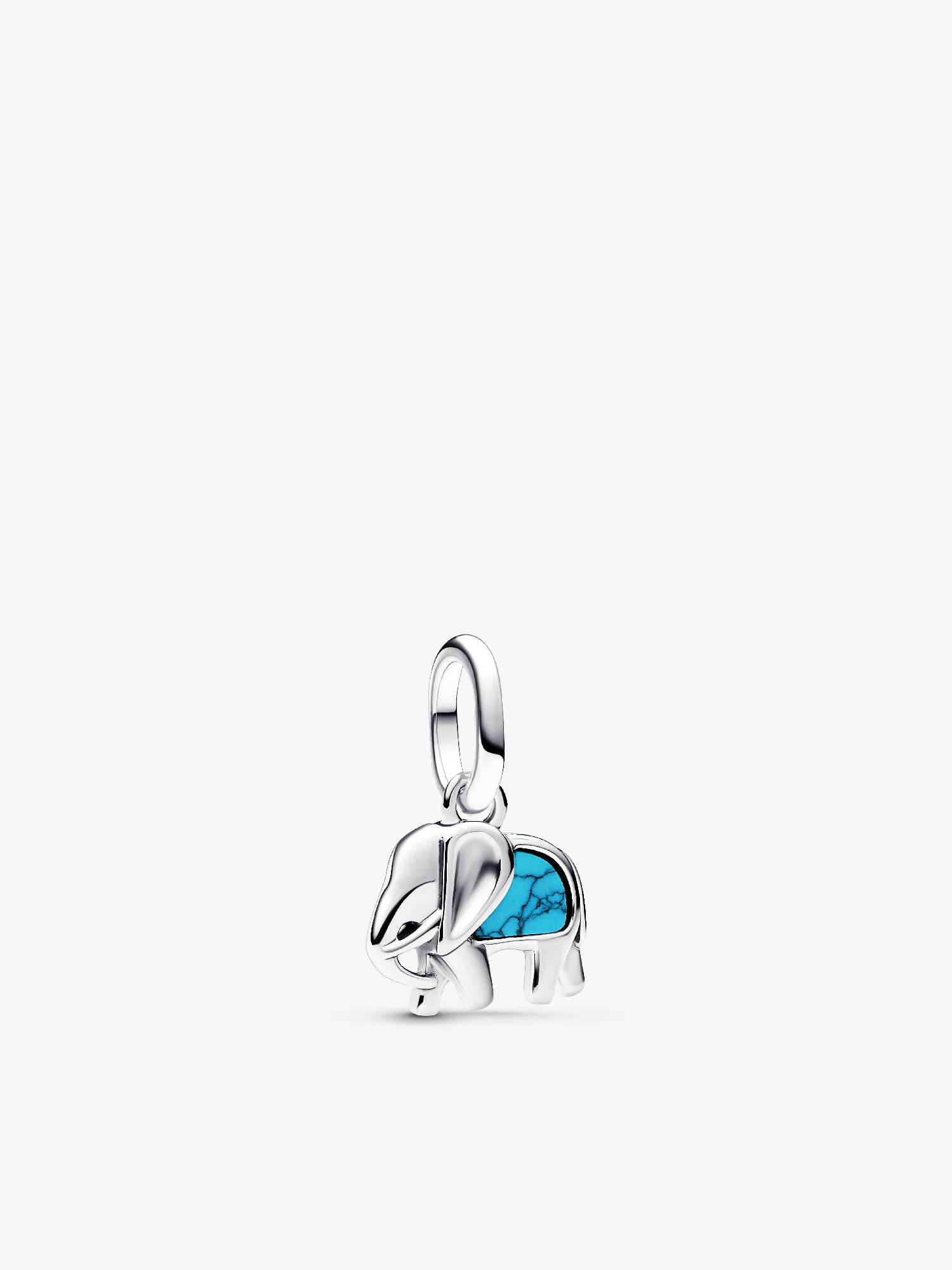 Mini Dangle Éléphant Turquoise