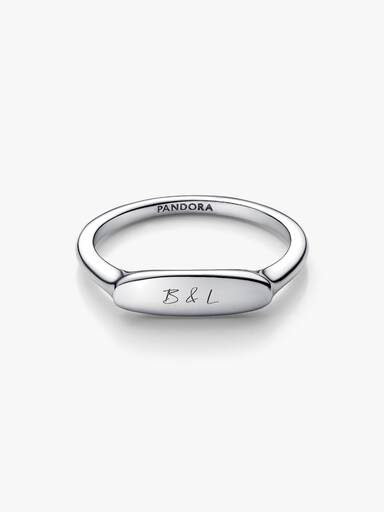 Bague Barre Gravable