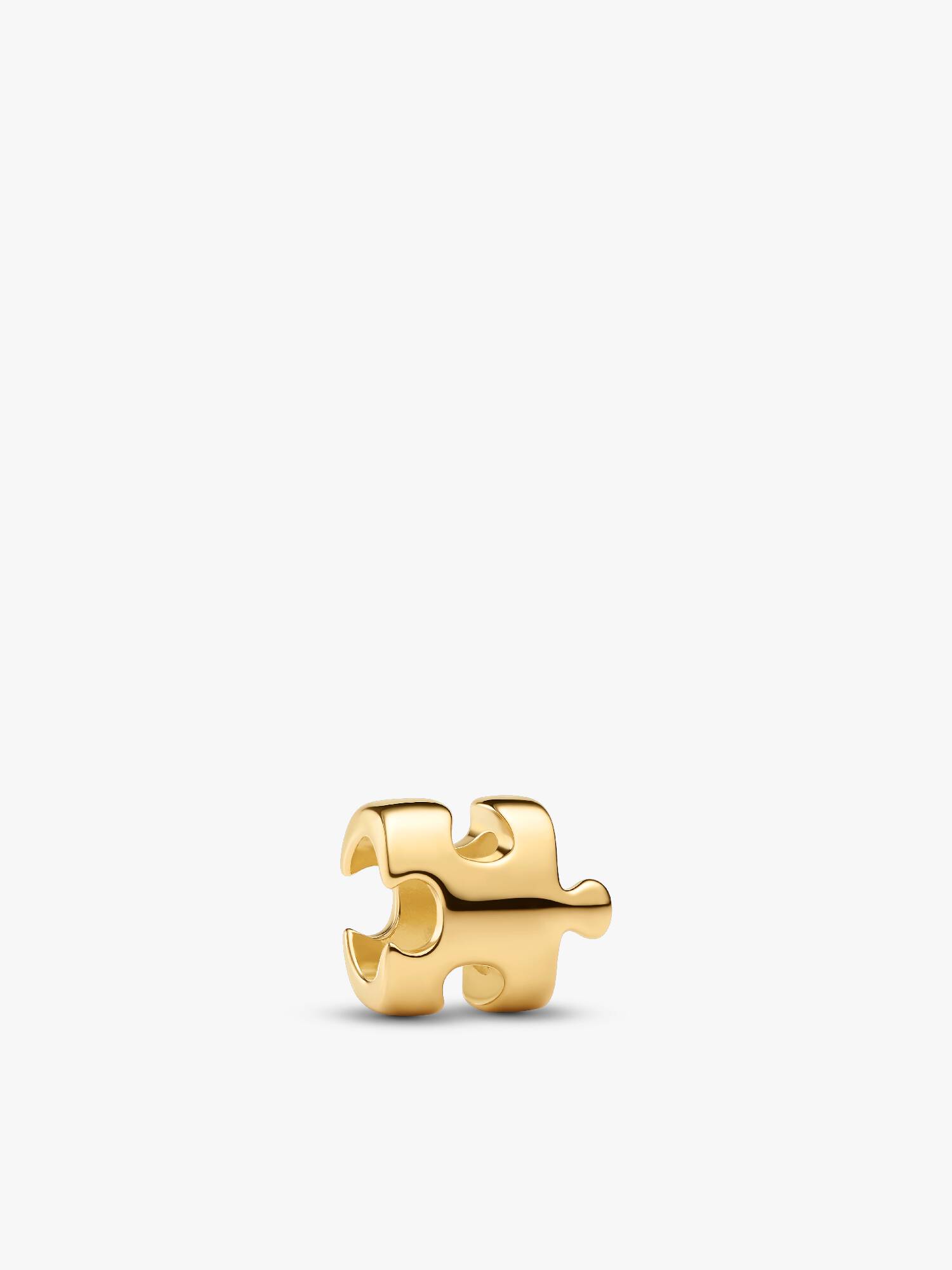 Mini Charm Pièce de Puzzle Doré