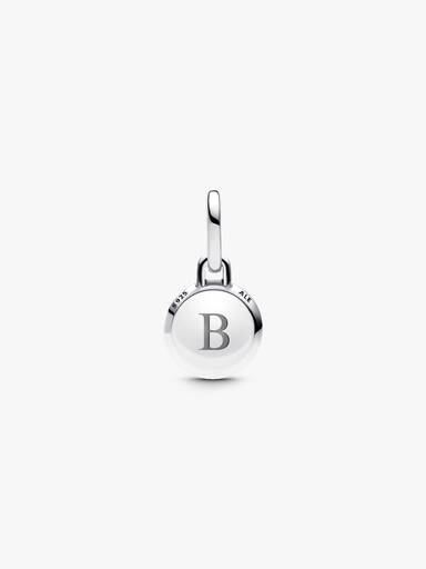 Mini Charm Pendant en Verre de Murano Mauvais Œil Gravable