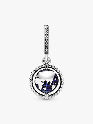 Charm Pendant Globe Pivotant