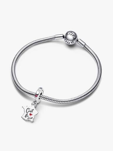 Charm Pendant Carte de France C’est La Vie