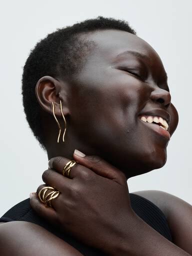 Bague Infini de Forme Organique
