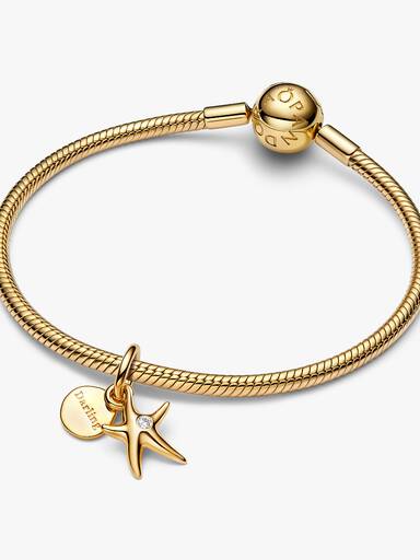 Charm Pendant Double Étoile de Mer