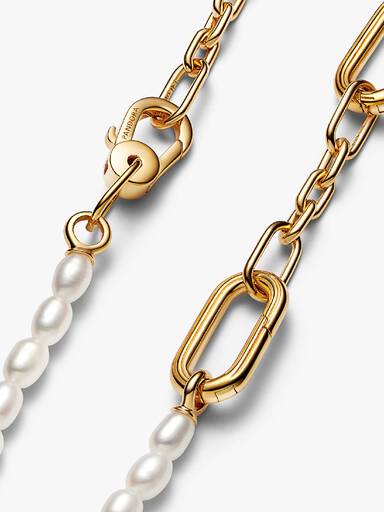 Collier Fin Perles de Culture d'Eau Douce Traitées