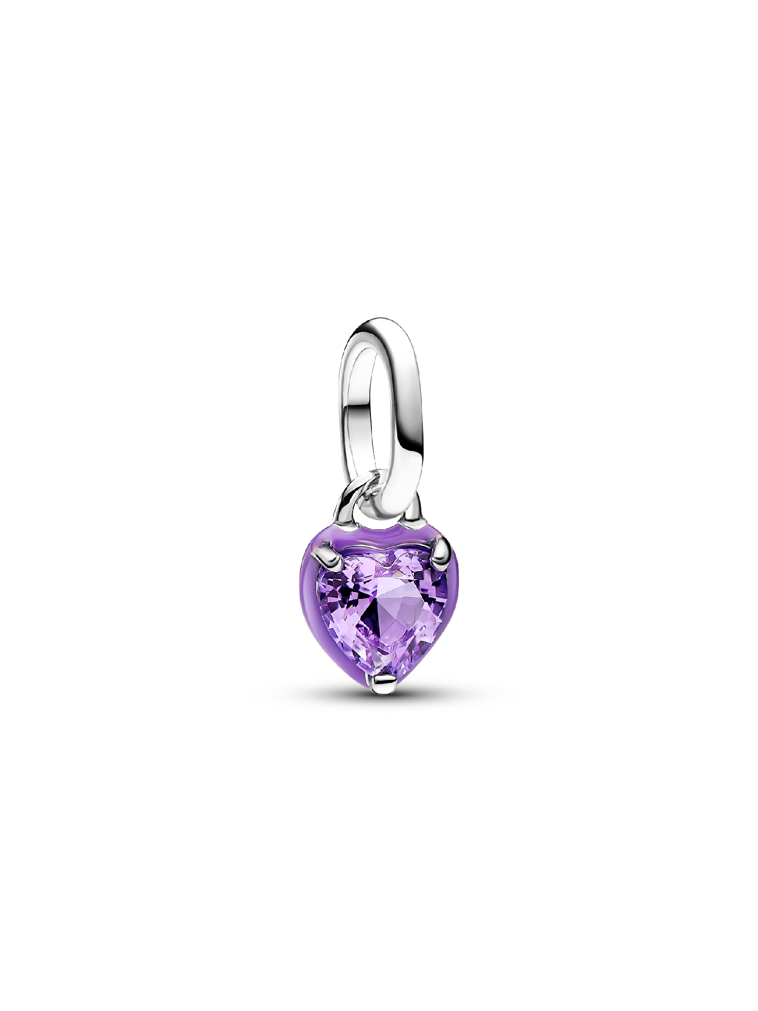 Mini Charm Pendant Cœur Chakra Violet Pandora ME